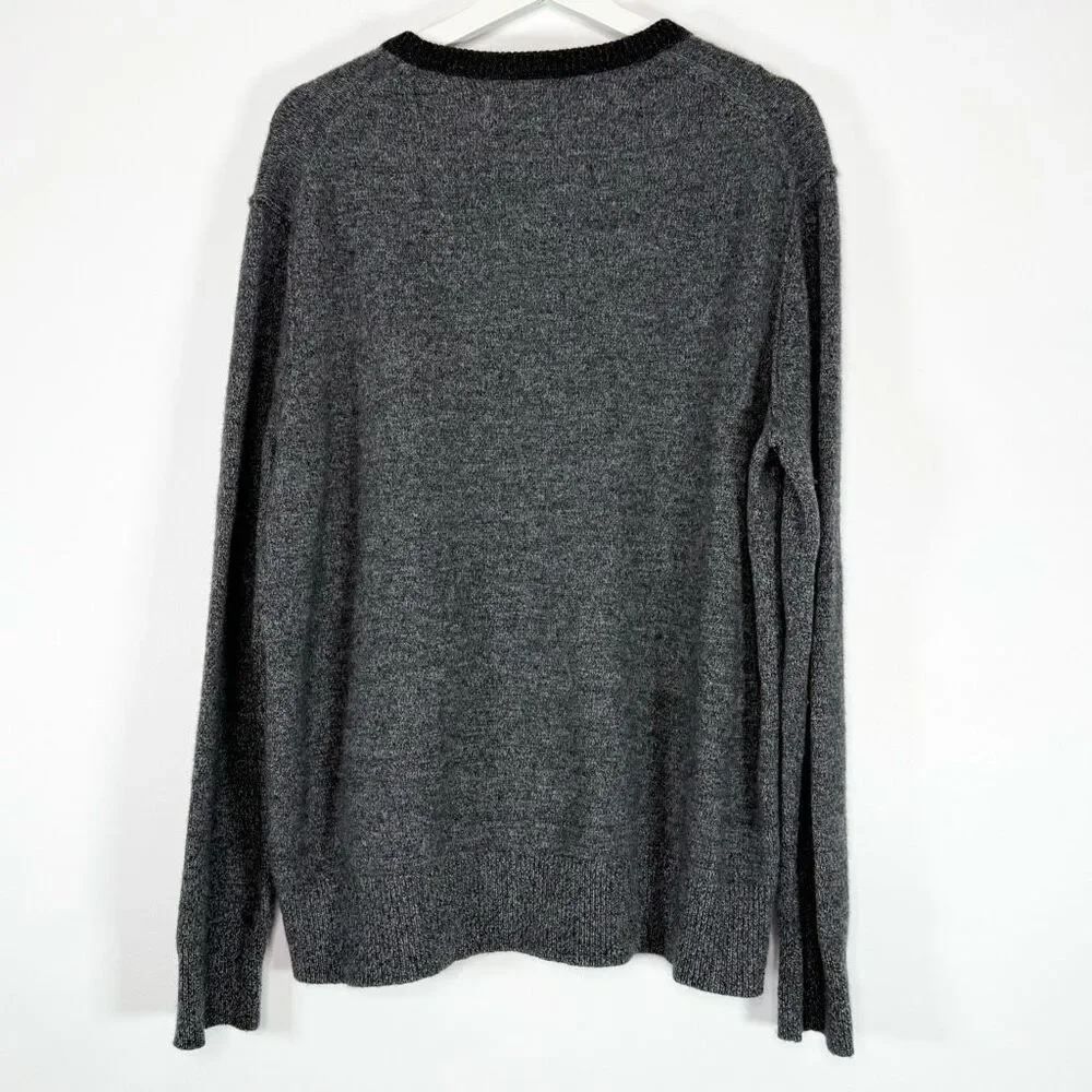 Banana Republic x Filpucci Wool Blend Charcoal Crew Neck Sweater. - US Men’s Siz